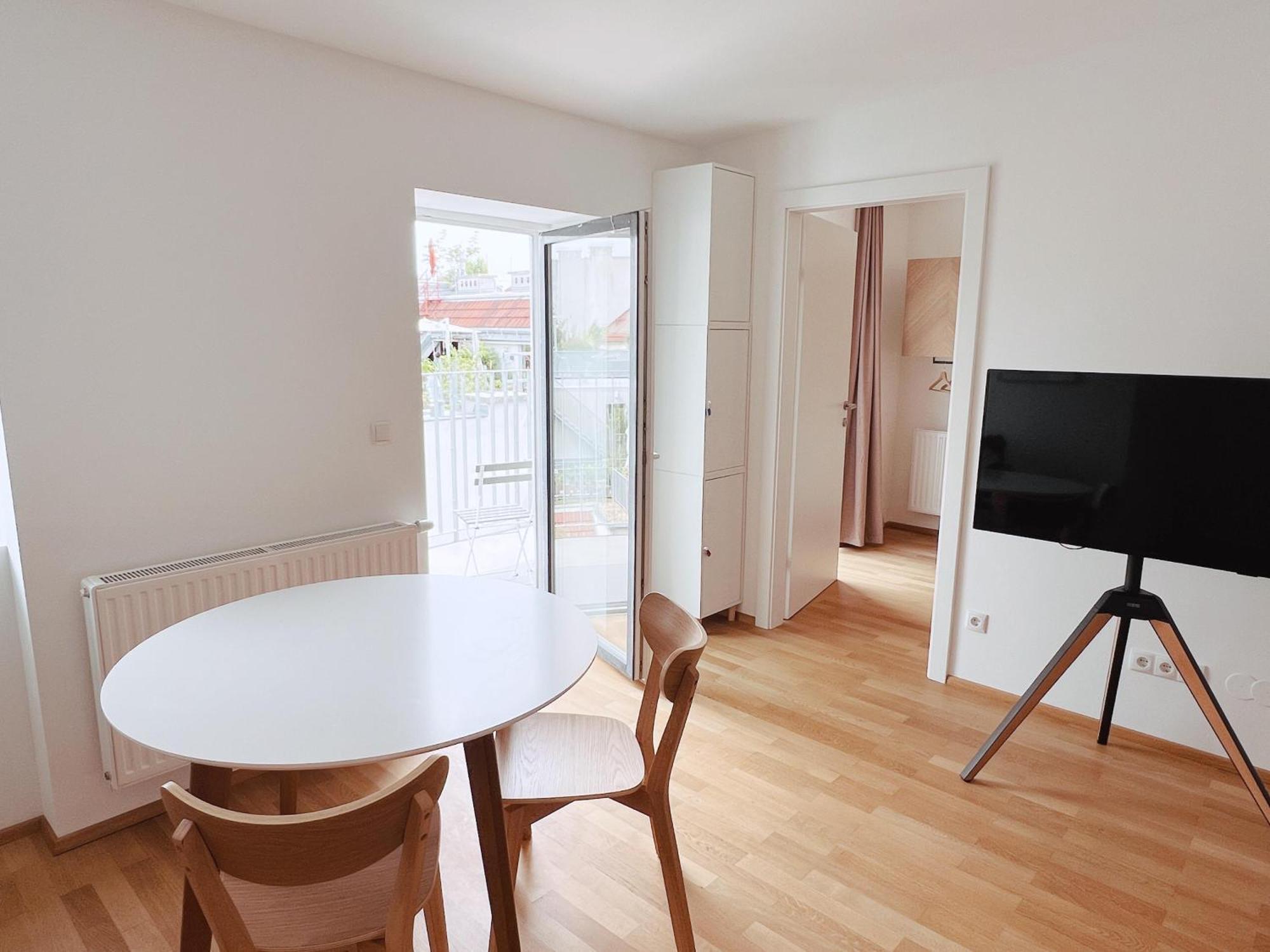 Brunnenmarkt Balcony Apartment Wina Bagian luar foto