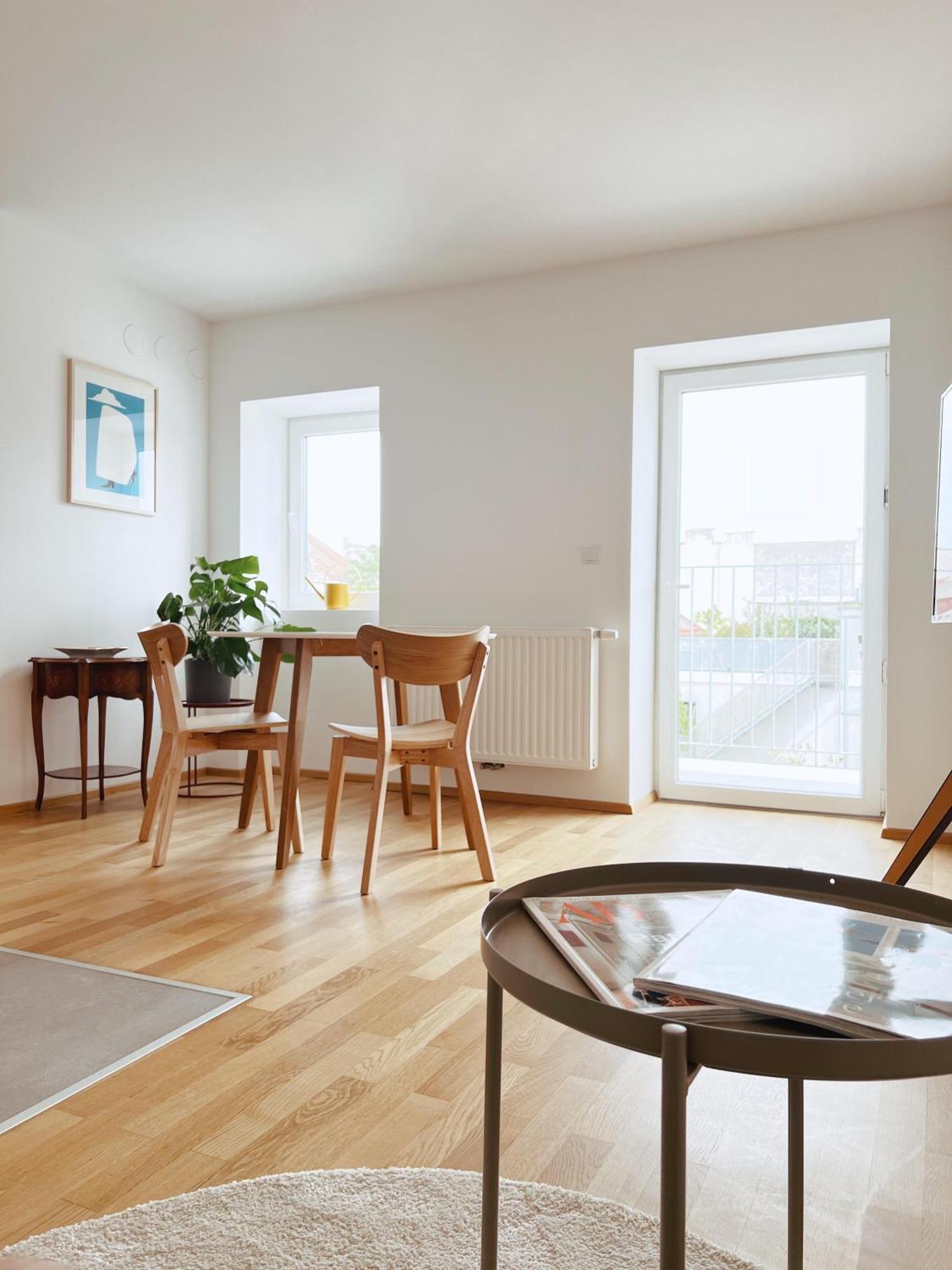 Brunnenmarkt Balcony Apartment Wina Bagian luar foto